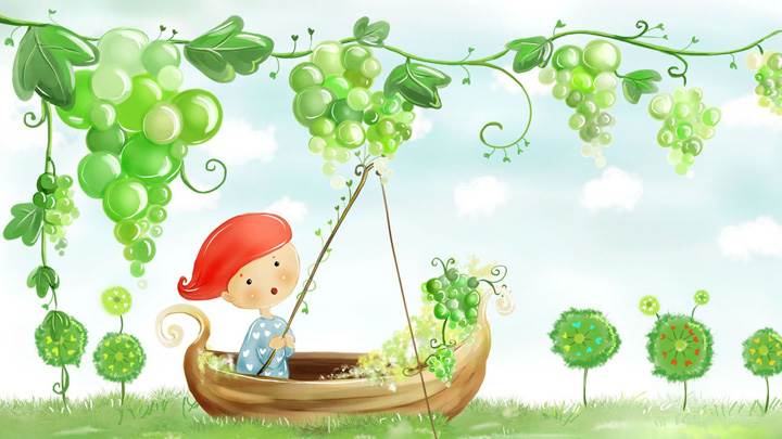 Boat Full Of Grapes